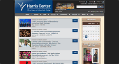 Desktop Screenshot of harriscenter.net