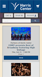 Mobile Screenshot of harriscenter.net