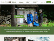 Tablet Screenshot of harriscenter.org